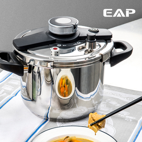 Buy Wholesale China Eap Professional Premium Stainless Steel High Pressure  Cooker With Steam Rack & Stainless Steel Pressure Cooker at USD 5