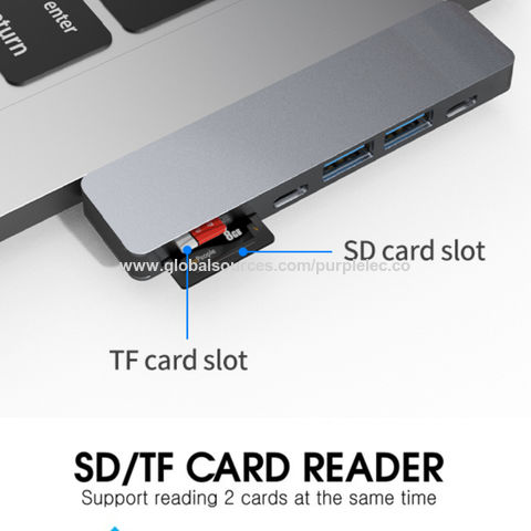 Adaptateur USB-C vers lecteur de carte SD : Ordinateur et Périphérique  Apple 