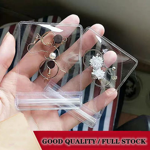 Source Custom Printed Zip lock Earring Bracelet Packaging Zipper Bag Small  Plastic Jewelry Flat Pouches on m.