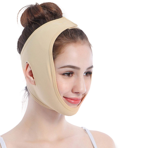 Elastic Face Slimming Bandage V Line Face Shaper Women Chin Cheek Lift Up  Belt Facial Anti Wrinkle Strap Face Care Tools