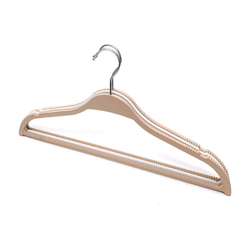 Only Hangers Inc. Heavyweight Clear Plastic Coat Hanger for Dress/Shirt/Sweater