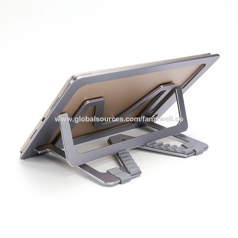 Arae - Soporte para computadora portátil de aluminio ergonómico ajustable,  soporte para computadora portátil, soporte plegable para computadora