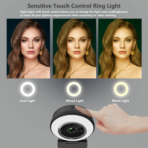 Buy China Wholesale Webcam With Ring Light Camera Autofocus Webcam ...