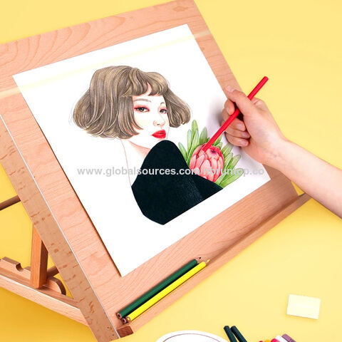 Table Sketch Board (A3) - Wooden Drawing Easel - China Easel, Wood Easel