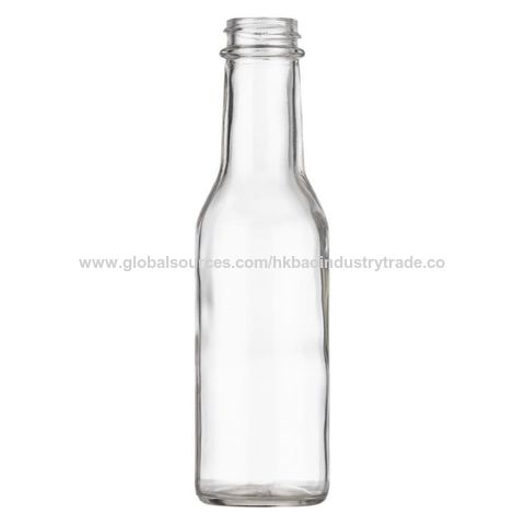 China 5oz Glass Salad Bottle Woozy Sauce Container factory and  manufacturers