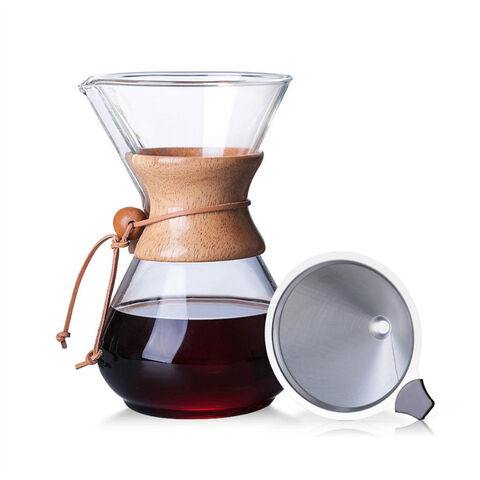 Over Glass Carafe Coffee Pot 