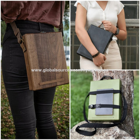 Bolsas de Madeira Artesanais para Mensageiros e Escritores - Caixas de Madeira