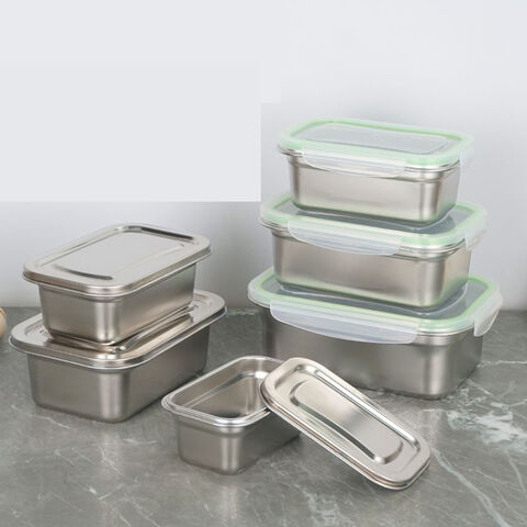 Buy Wholesale China Stainless Steel Stackable Holder Storage Container