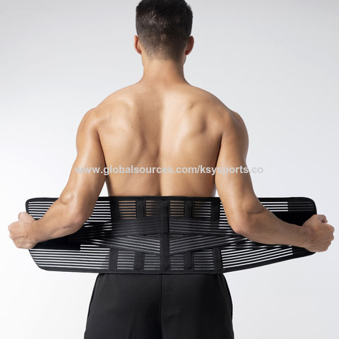 Entrenador de cintura de neopreno ajustable para mujer, faja deportiva  cinturón de soporte de espalda ajustable