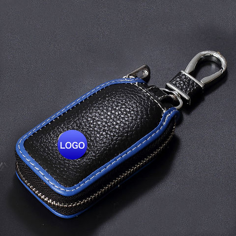 Genuine Leather Auto Key Cover Holder Key Fob Case Bag Universal For Cars US