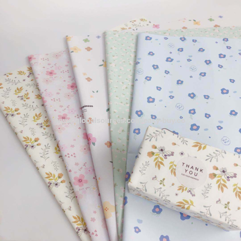 Buy Wholesale China Gift Wrapping Paper Holiday Gift Wrapping Paper Small  Floral Cute Book Cover Gift Box Decoration & Gift Wrapping Paper at USD  0.15