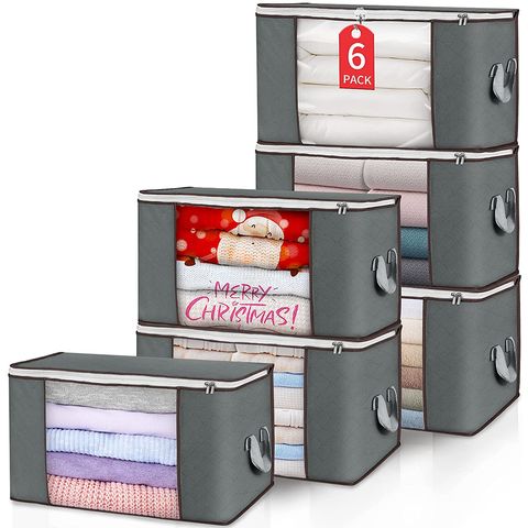Lifewit Clothes Storage Bag Foldable Storage Bin Closet Organizer