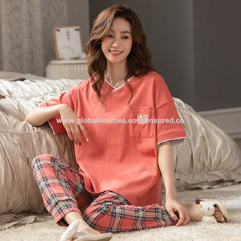 Pijamas Mujer Pantalón Largo Compre Conjunto De Pijama De Verano