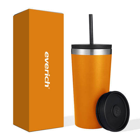 Large Capacity Cup 40OZ Tumbler With Handle And Straw Sublimation Sippy Cup  Blanks Vacuum Thermo Cup Travel Car Cup Coffee Mug