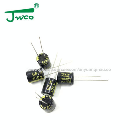 400V 4.7uF Radial Electrolytic Capacitors 10 Pieces Imported