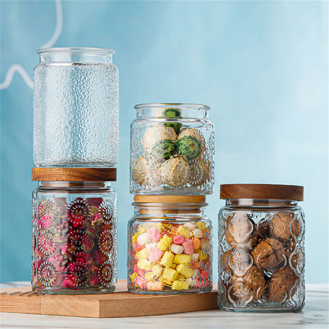 Airtight Glass Tea Container Jar Food, Best Airtight Glass Food Storage Jars