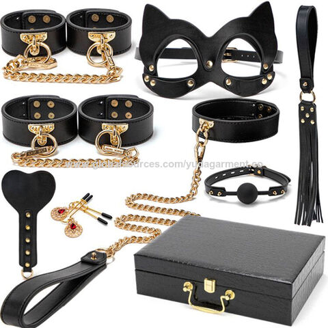 Kaufen Sie China Grohandels-2023 Adult Sex Play Equipment Bondage-set: Bettfessel-set, Halsband Mit Leine, Handschellen, Augenbinde - Sexspielzeug Fr Erwachsene und Bandage Fesseln zu einem Preis von $16.99 USD | Global Sources Kaufen Sie China Grohandels-2023 Adult Sex Play Equipment Bondage-set: Bettfessel-set, Halsband Mit Leine, Handschellen, Augenbinde - Sexspielzeug Fr Erwachsene und Bandage Fesseln zu einem Preis von $16.99 USD | Global Sources