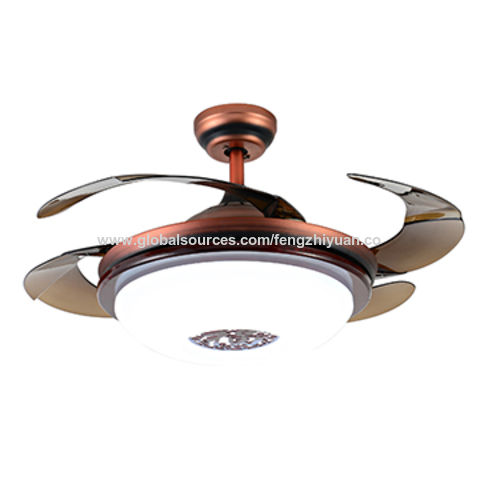 Led Light Decoration Ceiling Fan, Space Saving Ceiling Fan With Light