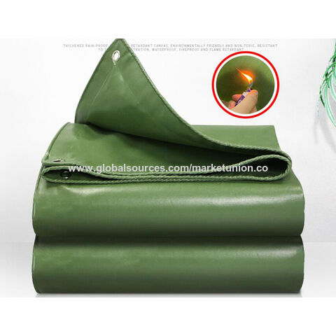Army Green Waterproof Canvas Tarpaulin - China Canvas and Canvas