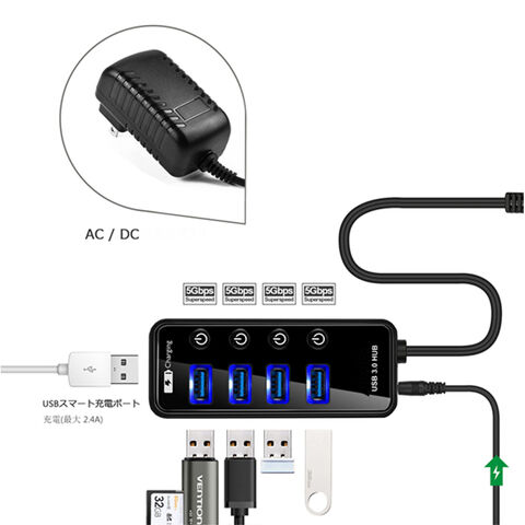 Wholesale USB HUB, USB 3.0 Hub, Powered USB Hub factory