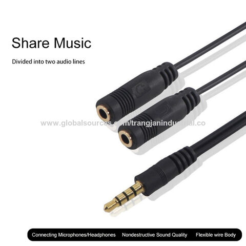 Câble répartiteur d'extension auxiliaire 3,5 mm pas cher en gros for sale at factory direct price