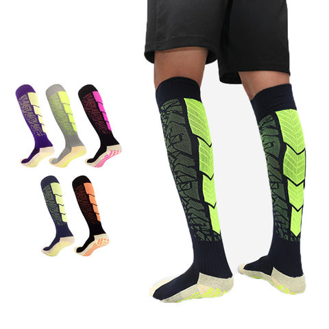Cheap Adult Mens Grip Socks Soccer Non Slip basketball Football Baseball  Sport long tube Socks for winter