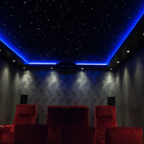 PANNEAUX de plafond LED en étoile avec étoiles de tournage - Chine Plafond  étoile, lampe à fibre optique scintillante