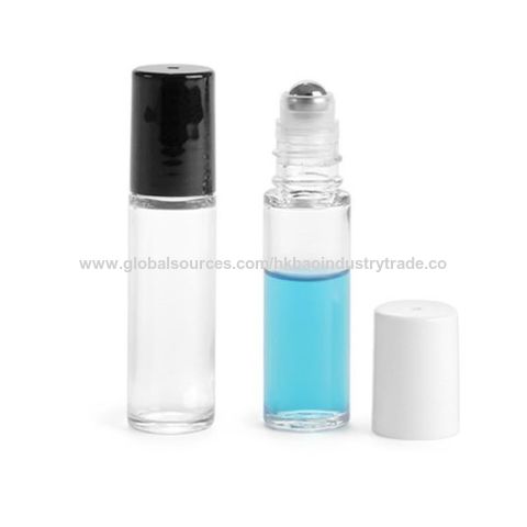 100 pcs 10ml Glass Roller Empty Bottles with Paper Protective store Eco-Friendly Tube Packaging