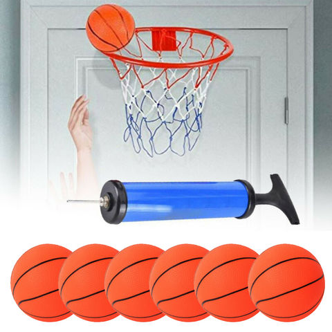 Panier de Basketball Pliable à Double Panier 4 Balles Pompe de