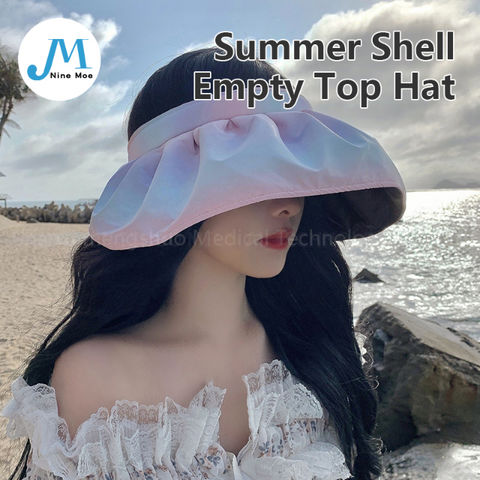 Sunscreen Sun Hat Female Summer Shell 