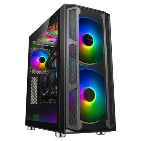 Buy Wholesale China Sama High-end Pc Case Glass Front Panel Computer ...