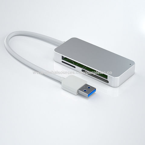 Lecteur Carte SD, 2 en 1 Adaptateur Micro SD USB 3.0 Haute Vitesse SD Card  Reader, Portable USB Lecteurs de Carte mémoire pour SD/Micro SD/MMC/TF/SDXC/SDHC  etc : : Informatique