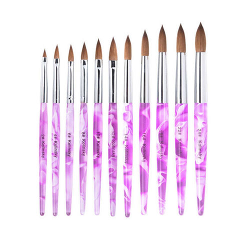 Buy Wholesale China 100 Kolinsky Acrylic Nail Brushes Uv Gel Carving