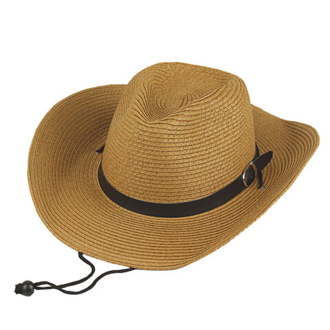 2022newsummer Western Cow Boy British Jazz Big Brim Straw Hat - Main Image