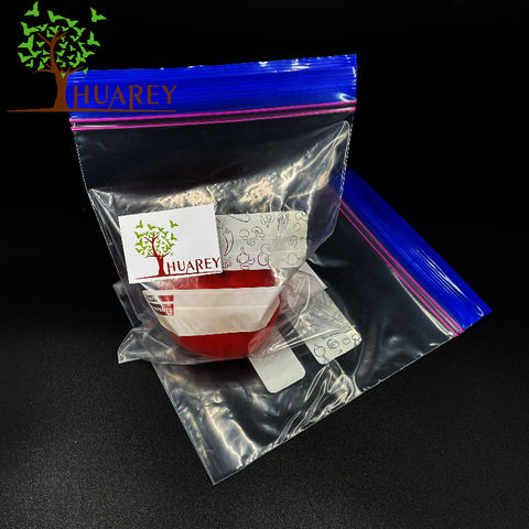 Various Size Clear Plastic LDPE Smell Proof Zip Lock Food Storage Bags with  Red Line - China Zipper Bag with Color Box Package, Zip Lock Plastic Bag