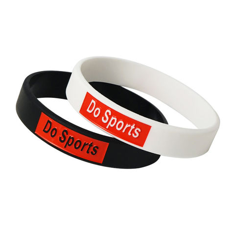 fitness silicone wristbands