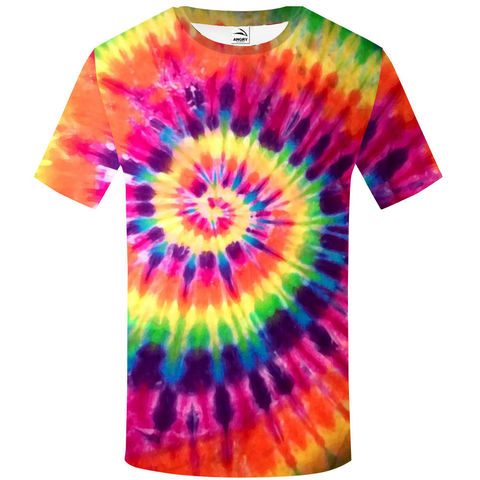 Buy Wholesale China Oem Men/women Tie Dye Summer T Shirt Half Sleeve ...