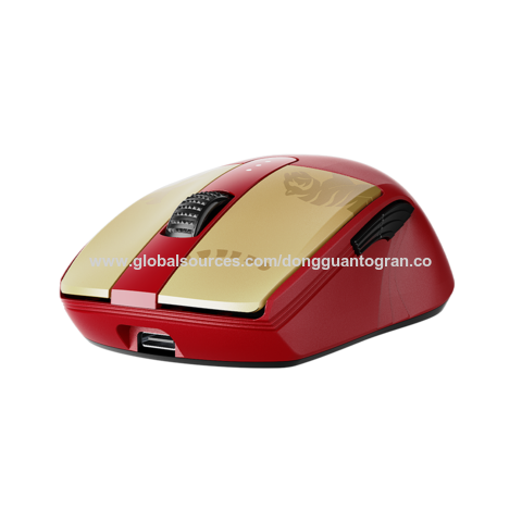 Souris Sans Fil 2.4G Souris Optique Mobile 1600 DPI rouge