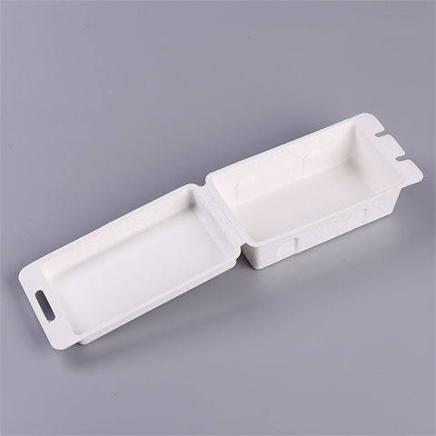 Sugarcane bagasse molded pulp packaging box mobile accessories ...