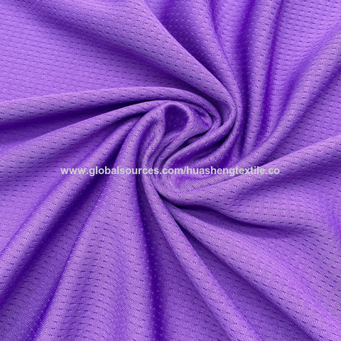 China Factory Supply Cotton Netting Fabric - Dri fit 100% polyester birdeye  bird eye mesh fabric for sportswear – Huasheng manufacturers and suppliers