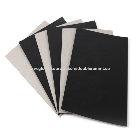 Buy Wholesale China Black Cardboard Paper 1mm Thick Sheets Single Side &  Single Side Black Grey Board at USD 560