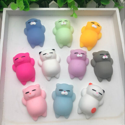 Kawaii Mochi Squishy Toys Soft Fidget Squeeze Polar Bear Cartoon