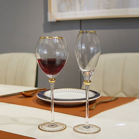 Buy Wholesale China Lingyao Wine Glass With Rose Gold Stem,stemware Wine  Glass, & Rose Gold Stemed Wine Glass at USD 1.5