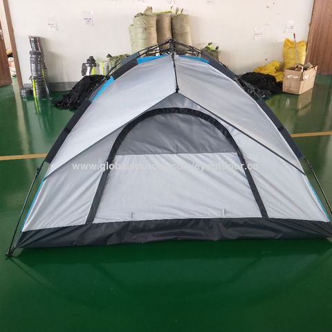 Carpas tipo domo, carpa de playa, carpa de exterior, tienda de pesca UPF50, 2 capas, impermeable, automática 3-4 personas