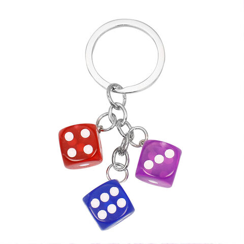 Fuzzy Dice Key Rings & Keychains