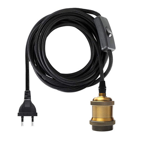 Kit de Lámpara Colgante Vintage E26 E27, Portalámparas con Cable Ajustable de 1 metro for sale at factory direct price