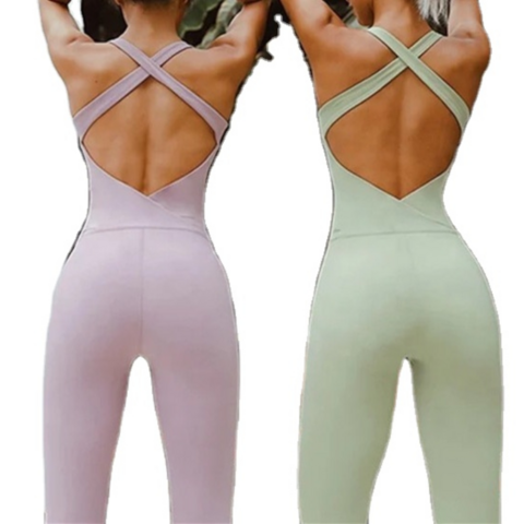 Women's Sexy Backless Workout Fitness Bodycon Tank Jumpsuits Rompers Play  Suit One Piece Activewear - Expore China Wholesale Women Tank Suits and  Tank Jumpsuits, Sport Wear, Yoga Pants