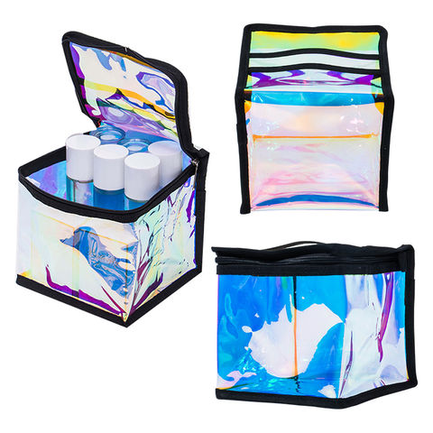 36 Pieces Clear Makeup Bags Bulk Travel Toiletry Bags Transparent Cosmetic  Pouches with Zipper Waterproof Portable PVC Plastic Zippered Organizer