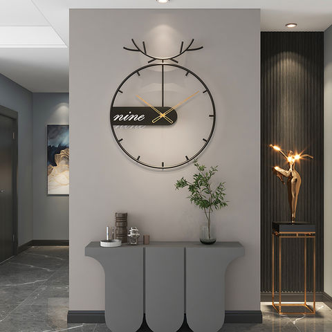 Nordic Minimalist Wall Clock Creative Living Room Personality Household Watches 