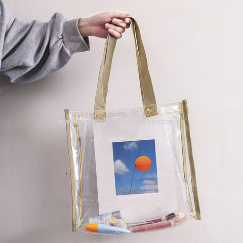 PVC Plastic Gift Wrap Bags Clear Gift Bags with Handles Plastic Tote  Transparent Shopping Bags - China Tote Bags and Shopping Bag price